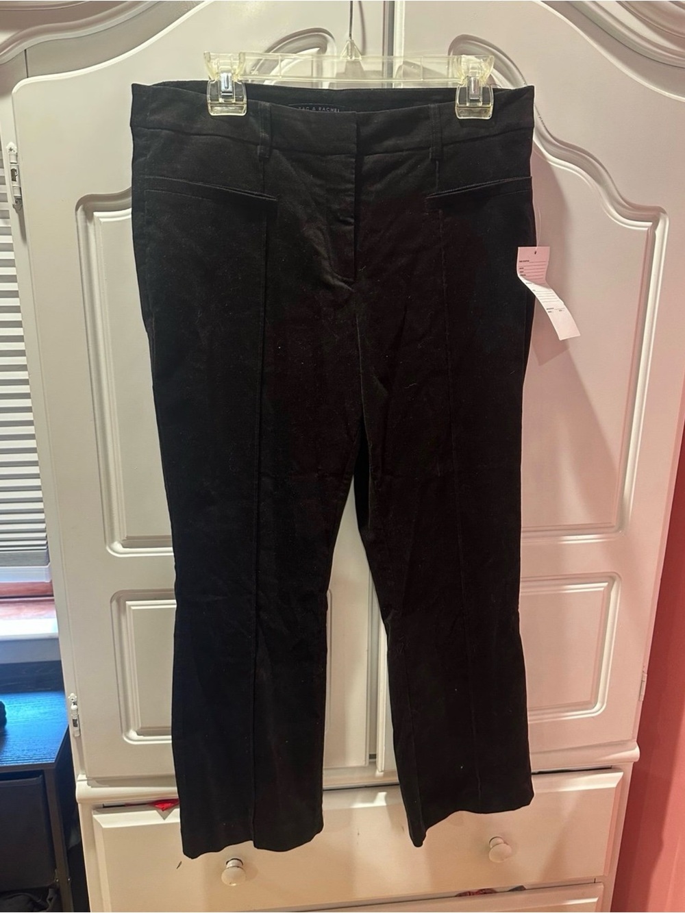 Zac & Rachel Black Velveteen Pants – Size M